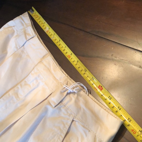 🆕 Frame twill pleated cargo lightweight belt loops cotton trousers - Picture 13 of 15